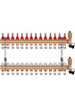 Rozdzielacz do ogrzewania podłogowego C.O 14 + ZŁĄCZKI PEX