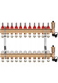 Rozdzielacz mosiężny do podłogówki 11 z GRUPĄ POMPOWĄ WILO + ZŁĄCZKI PEX