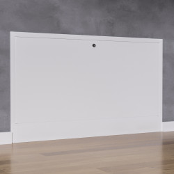 Rozdzielacz mosiężny 11 obwodowy ze SKRZYNKĄ PODTYKOWĄ uzbrojony do ogrzewania podłogowego C.O.