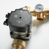 Rozdzielacz mosiężny 6 obwodów do ogrzewania podłogowego z POMPĄ GRUNDFOS