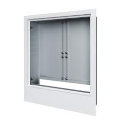 Rozdzielacz mosiężny 5 obwodowy ze złączkami PEX + Pompowa GRUNDFOS oraz SKRZYNKA PODTYKOWA do ogrzewania podłogowego C.O.