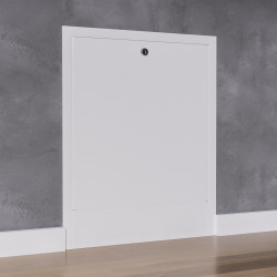 Rozdzielacz mosiężny 6 obwodowy ze złączkami PEX + Pompowa GRUNDFOS oraz SKRZYNKA PODTYNKOWA do ogrzewania podłogowego C.O.