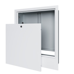 Rozdzielacz mosiężny 7 obwodowy ze złączkami PEX + Pompowa GRUNDFOS oraz SKRZYNKA PODTYNKOWA do ogrzewania podłogowego C.O.