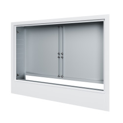 Rozdzielacz mosiężny 8 obwodowy ze złączkami PEX + Pompowa GRUNDFOS oraz SKRZYNKA PODTYNKOWA do ogrzewania podłogowego C.O.