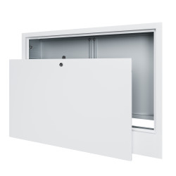 Rozdzielacz mosiężny 9 obwodowy ze złączkami PEX + Pompowa GRUNDFOS oraz SKRZYNKA PODTYNKOWA do ogrzewania podłogowego C.O.