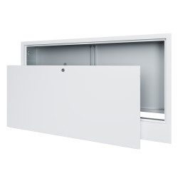 Rozdzielacz mosiężny 13 obwodowy ze złączkami PEX + Pompowa GRUNDFOS oraz SKRZYNKA PODTYNKOWA do ogrzewania podłogowego C.O.