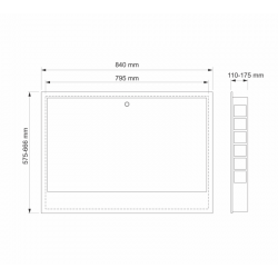 copy of Rozdzielacz mosiężny uzbrojony 2 obwodowy do ogrzewania podłogowego C.O.