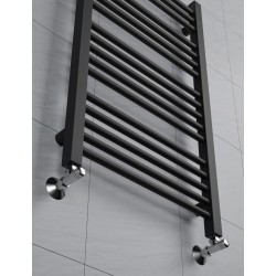 Grzejnik łazienkowy Loft 720x550 CZARNY MAT