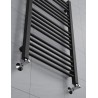 Grzejnik łazienkowy Loft 720x550 CZARNY MAT