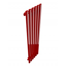Grzejnik dekoracyjny Slim 120x45 CZERWONY