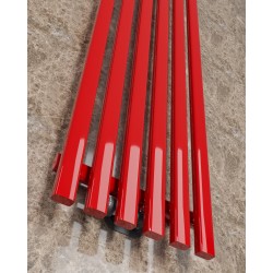 Grzejnik dekoracyjny Slim 120x45 CZERWONY