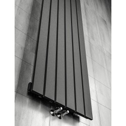 Grzejnik dekoracyjny Bello 140x38 CZARNA STRUKTURA