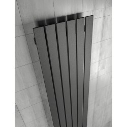 Grzejnik dekoracyjny Bello 140x38 CZARNA STRUKTURA