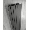 Grzejnik dekoracyjny Bello 140x38 CZARNA STRUKTURA