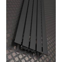 Grzejnik dekoracyjny Bello 180x38 CZARNA STRUKTURA