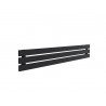 Grzejnik dekoracyjny poziomy Bello 22x160 CZARNY MAT