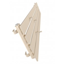 Grzejnik dekoracyjny Bello Hook 120x30 QUARTZ 1