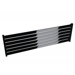 Grzejnik poziomy Eger 60x120 CZARNY POŁYSK