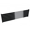 Grzejnik poziomy Eger 60x120 CZARNY POŁYSK