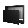 Skrzynka natynkowa głęboka do rozdzielacza 9-10 obwodów ogrzewania podłogowego czarna