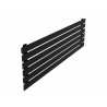 Grzejnik dekoracyjny poziomy Bello 45x140 CZARNY MAT