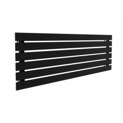 Grzejnik dekoracyjny poziomy Bello 45x140 CZARNY MAT
