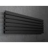 Grzejnik dekoracyjny poziomy Bello 45x140 CZARNY MAT
