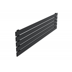 Grzejnik dekoracyjny poziomy Bello 38x180 CZARNY MAT
