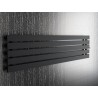 Grzejnik dekoracyjny poziomy Bello 38x180 CZARNY MAT