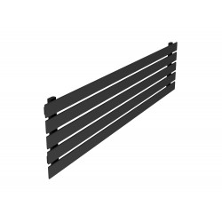 Grzejnik dekoracyjny poziomy Bello  38x100 CZARNA STRUKTURA