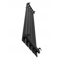 Grzejnik dekoracyjny Bello Hook 180x38 CZARNY MAT