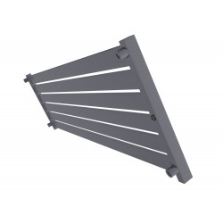 Grzejnik poziomy Eger 60x100 SZARA STRUKTURA