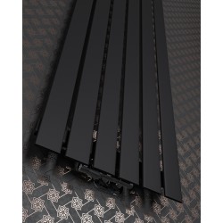 Grzejnik dekoracyjny Bello 120x45 CZARNY MAT