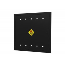 Drzwiczki rewizyjne gazowe 600x600 Czarne