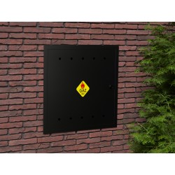 Drzwiczki rewizyjne gazowe 600x600 Czarne