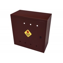 Skrzynka Gazowa natynkowa 500x500x250 Brązowa