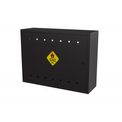 Skrzynka Gazowa natynkowa 800x600x250 Czarna