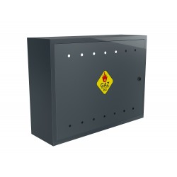 Skrzynka Gazowa natynkowa 800x600x250 Antracytowa