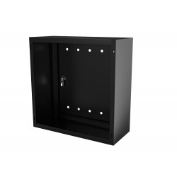 Skrzynka Gazowa natynkowa 600x600x250 z plecami czarna